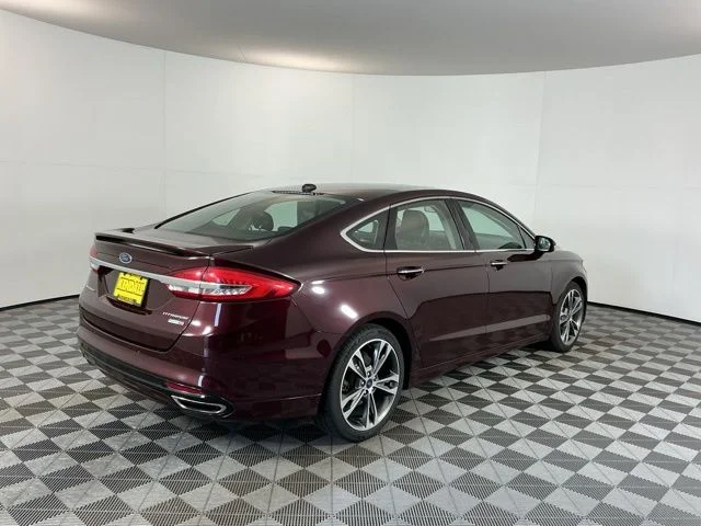 Used 2017 Burgundy Velvet Metallic Tinted Clearcoat Ford Titanium image 5