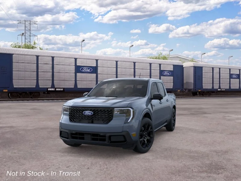 New 2026 Azure Gray Metallic Tri-Coat Ford Lariat® image 2