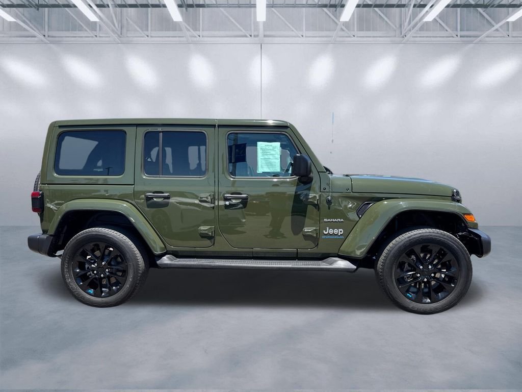 Used 2023 Green Jeep Sahara 4xe image 3