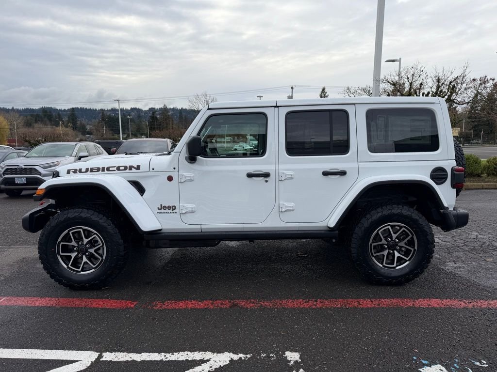 New 2026 Bright White Clearcoat Jeep Rubicon image 5