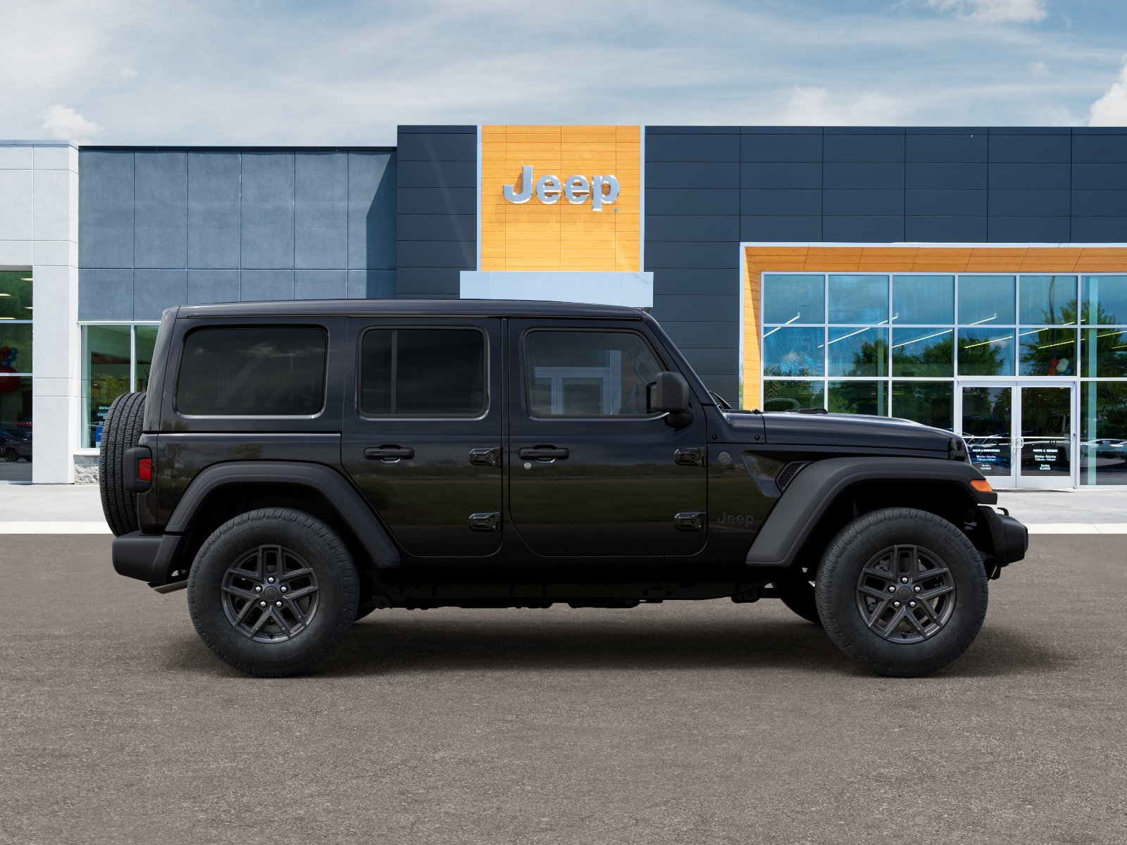 New 2026 Black Clear-Coat Exterior Paint Jeep Sport S image 47