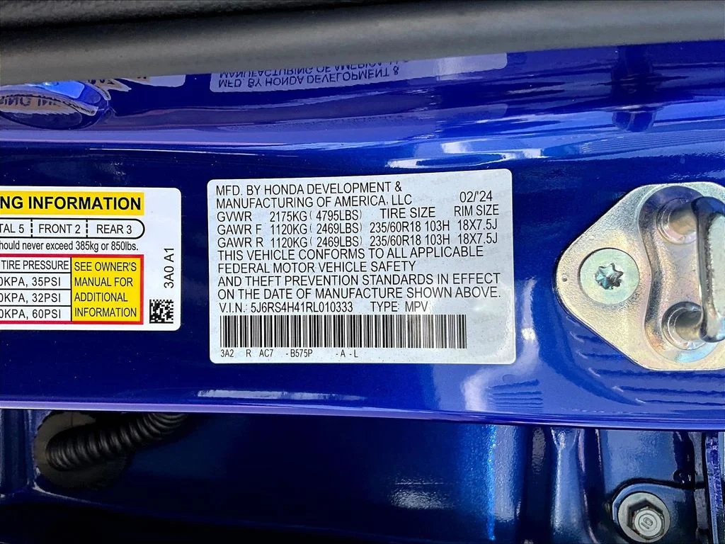 Used 2024 Still Night Pearl Honda EX image 19