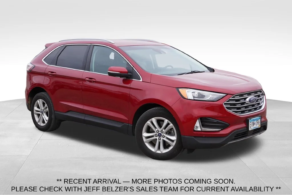 Used 2020 Red Metallic Ford SEL image 1