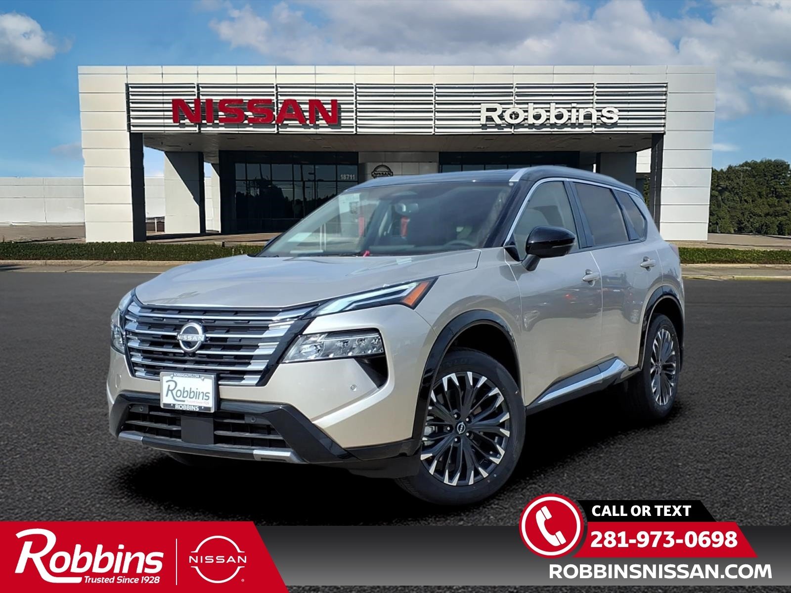 2026 Nissan Rogue Platinum Silver at Robbins Nissan