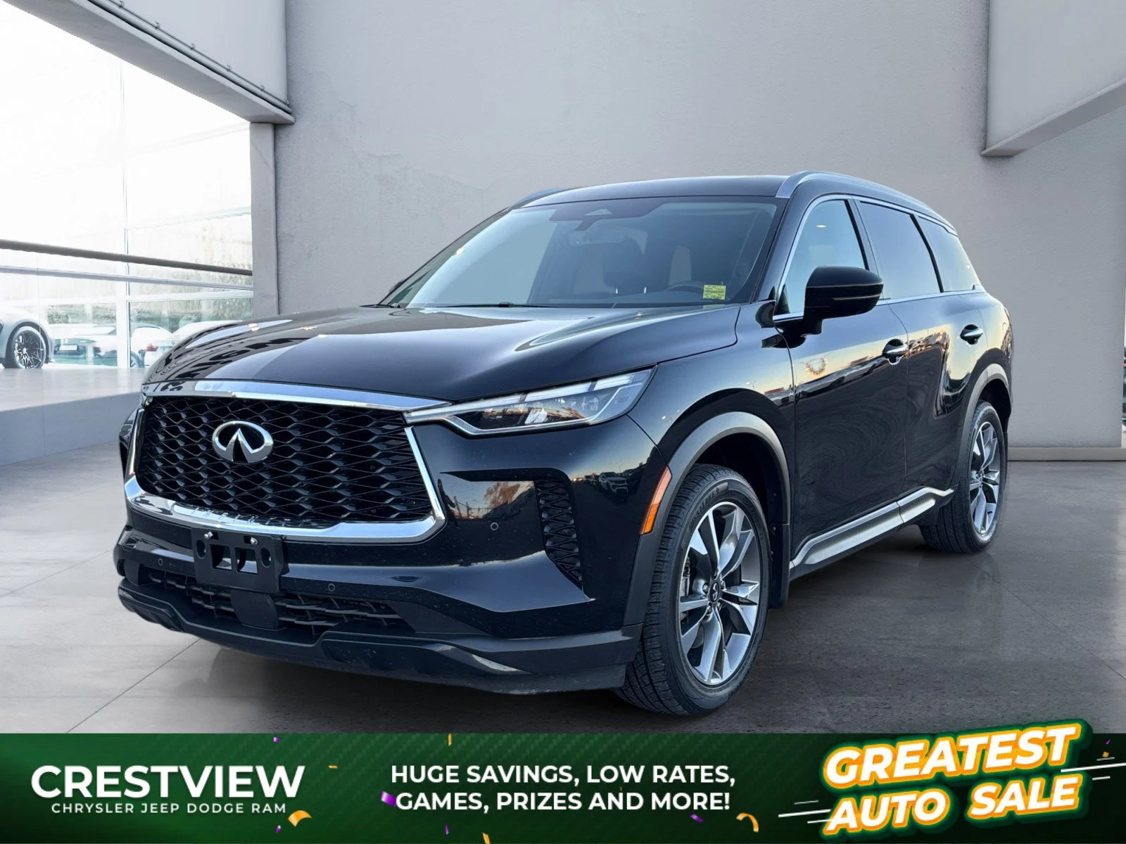 Used 2025 Black INFINITI LUXE image 1