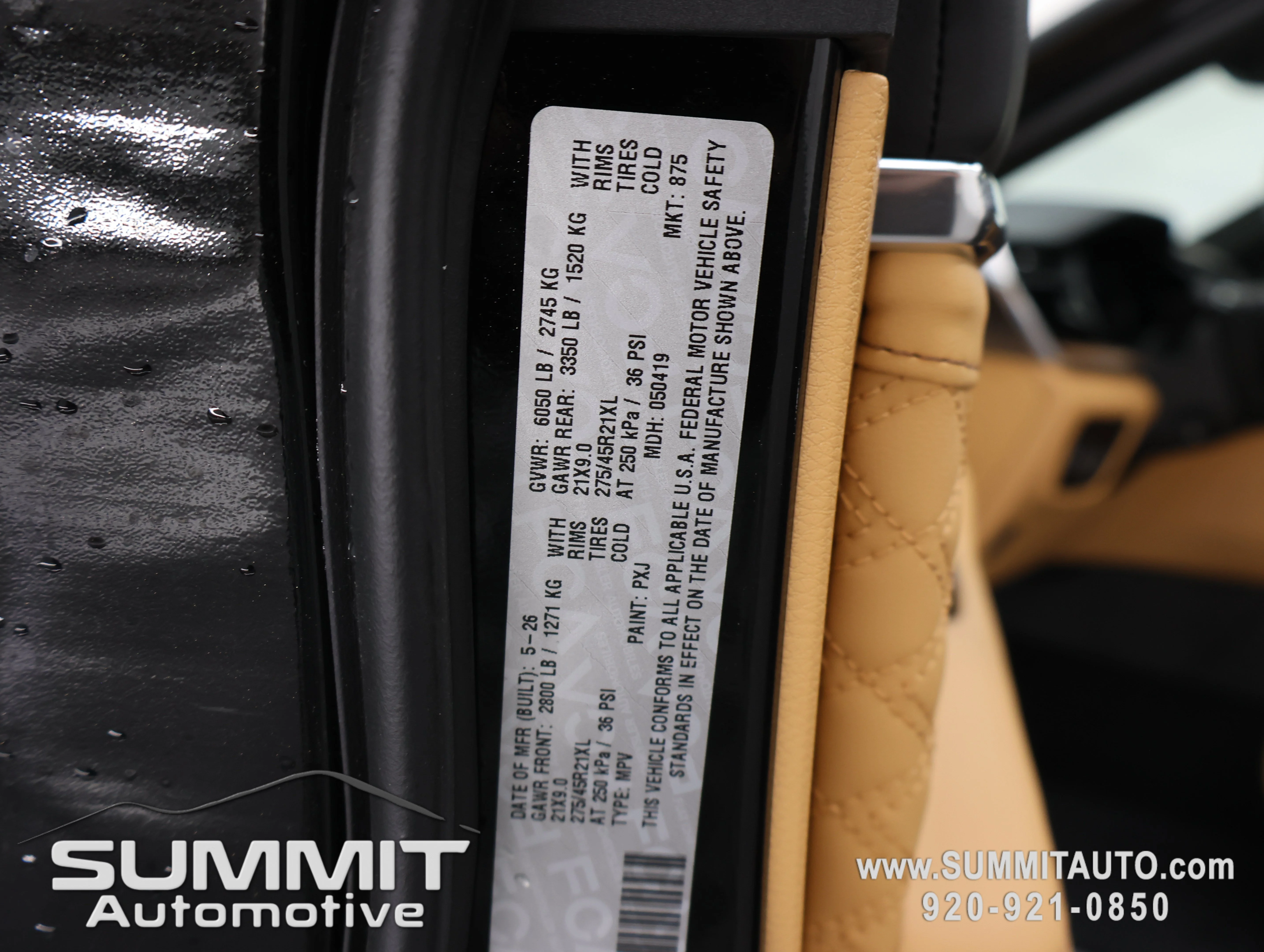 New 2026 Diamond Black Crystal Pearl-Coat Exterior Paint Jeep Summit image 91