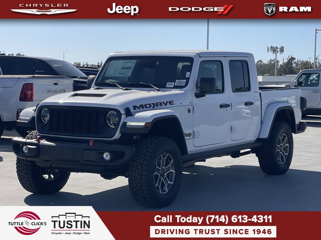 New 2026 Bright White Clearcoat Jeep Mojave image 3