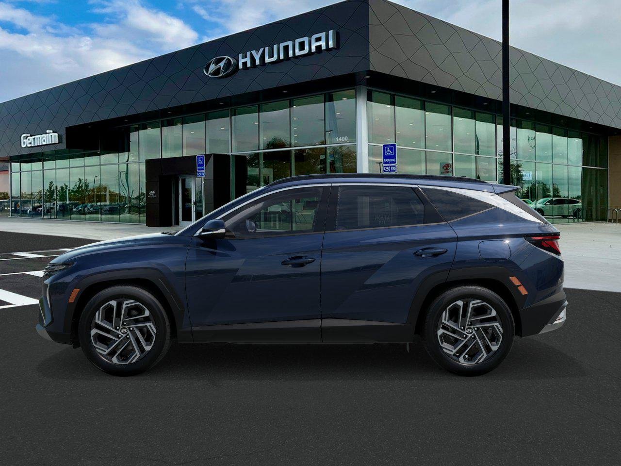 New 2026 Atlantis Blue Hyundai SEL Plus AWD image 3