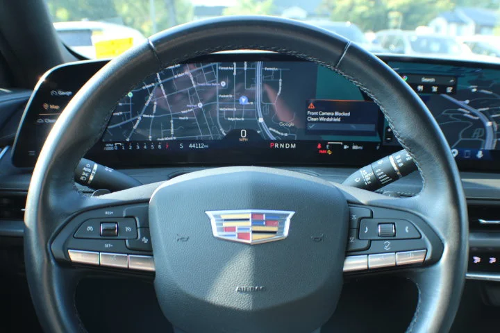 Used 2025 Stellar Black Metallic Cadillac Premium Luxury image 8
