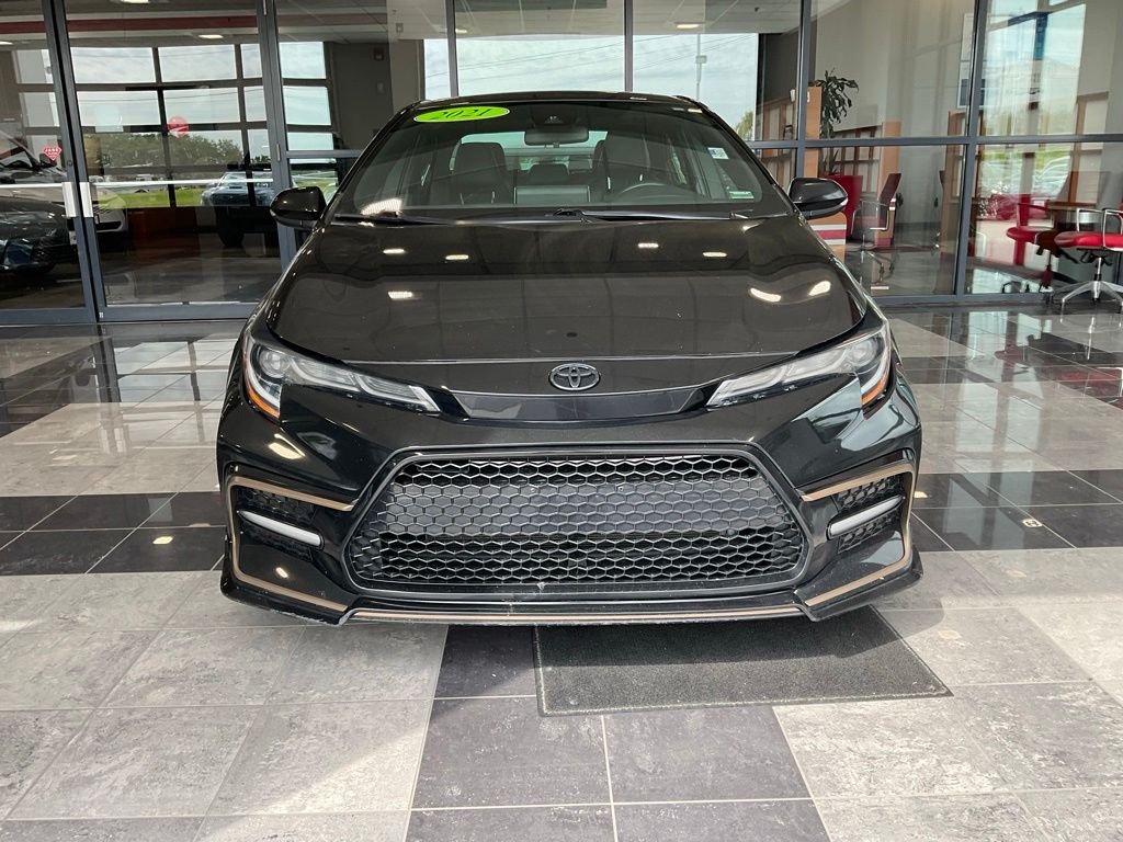 Certified 2021 Toyota Corolla XSE with VIN 5YFT4MCE1MP087287 for sale in Kansas City