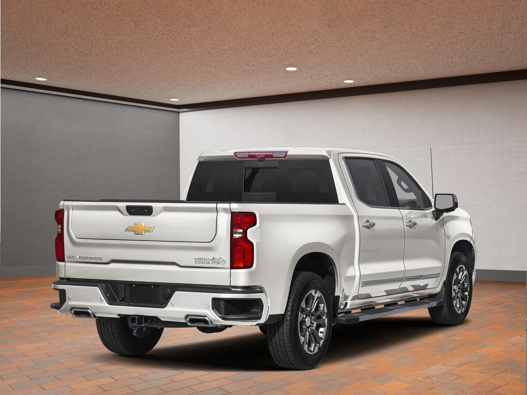 New 2026 White Chevrolet Crew Cab Short Box 4-Wheel Drive High Country image 2
