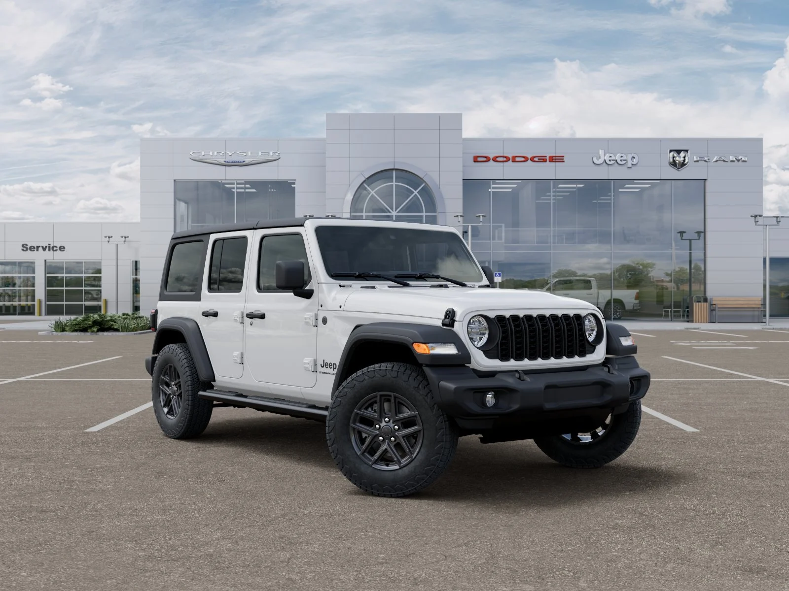 New 2026 Bright White Clearcoat Jeep Sport S image 32