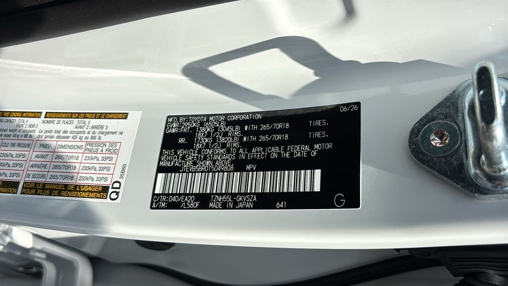 New 2026 Ice Cap Toyota 4Runner TRD Off-Road Premium image 39