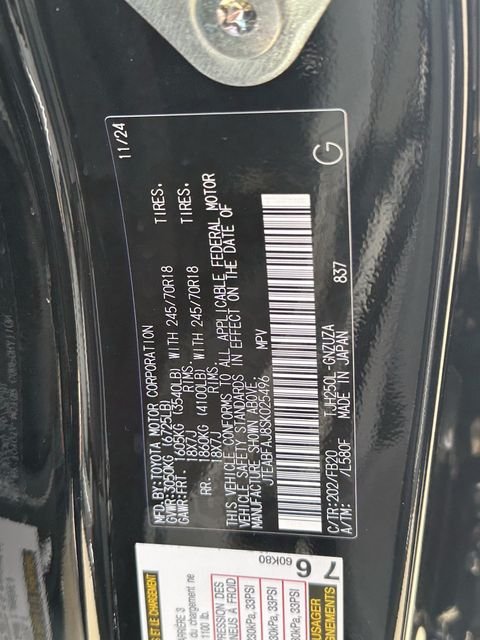 Certified Used 2025 Black Toyota 1958 image 37