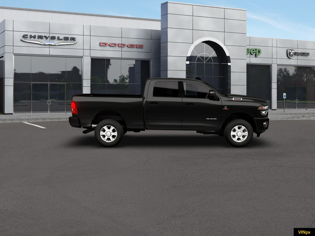 New 2026 Diamond Black Crystal Pearl-Coat Exterior Paint RAM Big Horn image 8