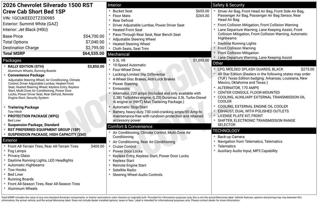 2026 Chevrolet Silverado 1500 RST - Photo 28