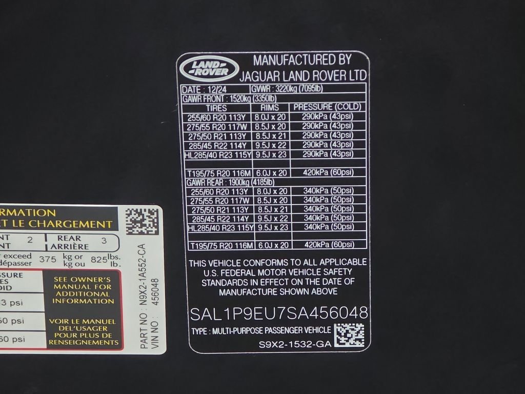Certified Used 2025 Black Land Rover SE image 40