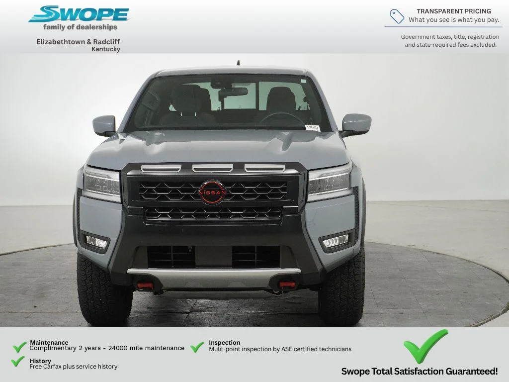 Used 2025 Boulder Gray Pearl Nissan PRO-4X image 9