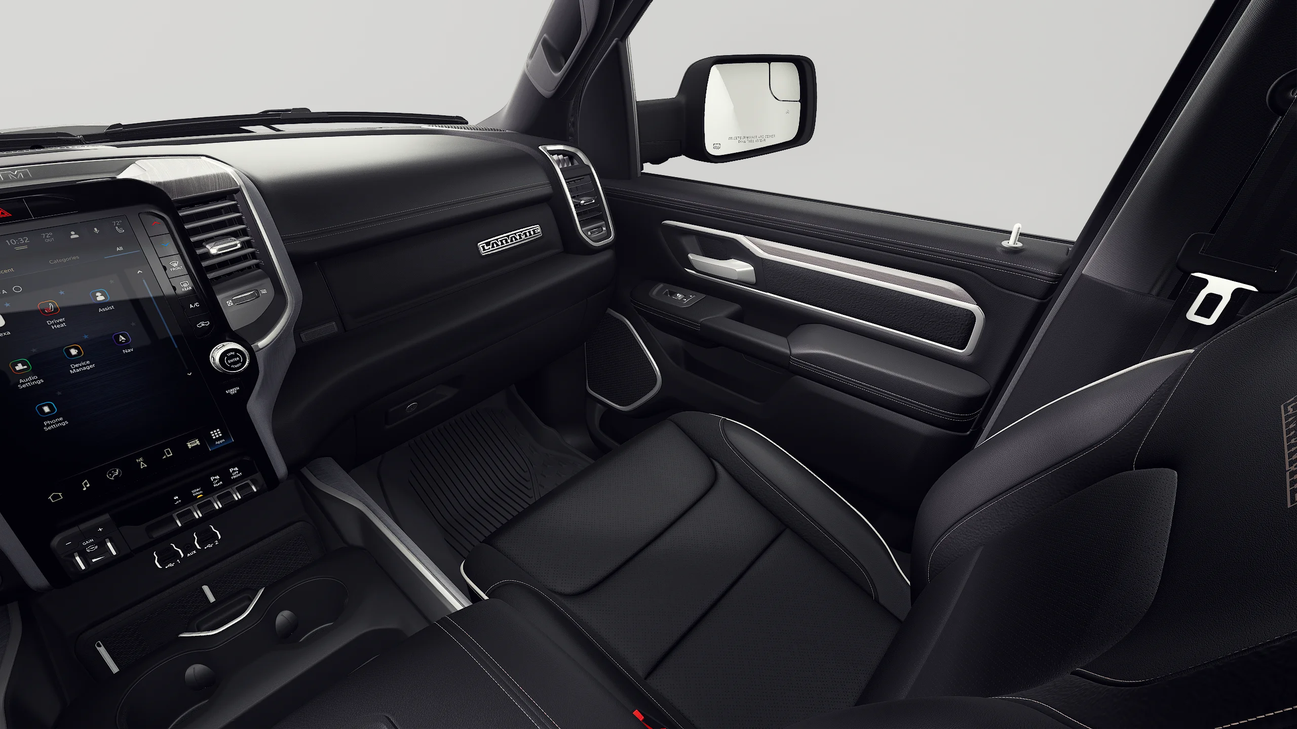 New 2027 Diamond Black Crystal Pearl-Coat Exterior Paint RAM LARAMIE image 19