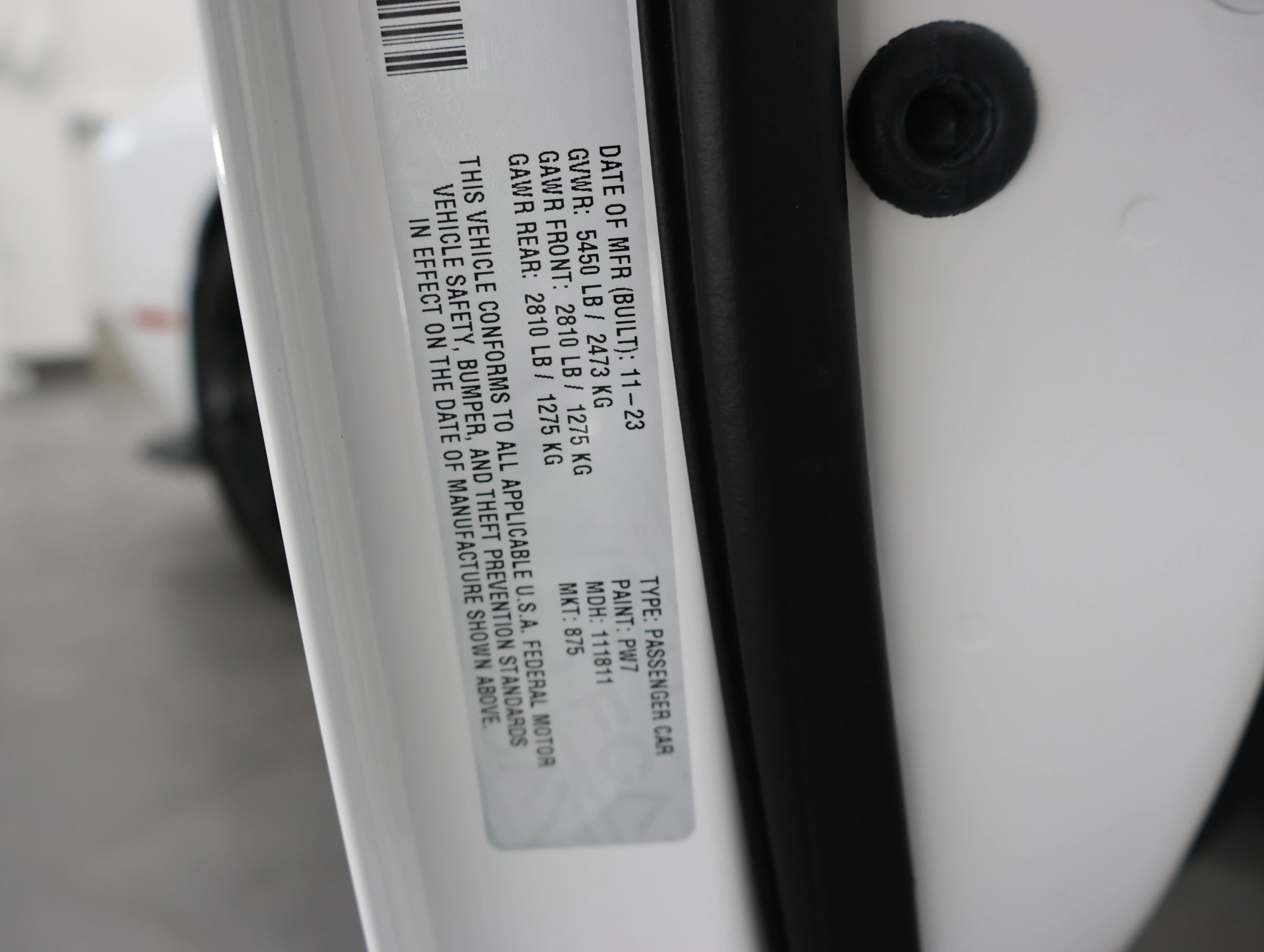 Used 2023 White Knuckle Clearcoat Dodge SRT Hellcat Jailbreak image 65