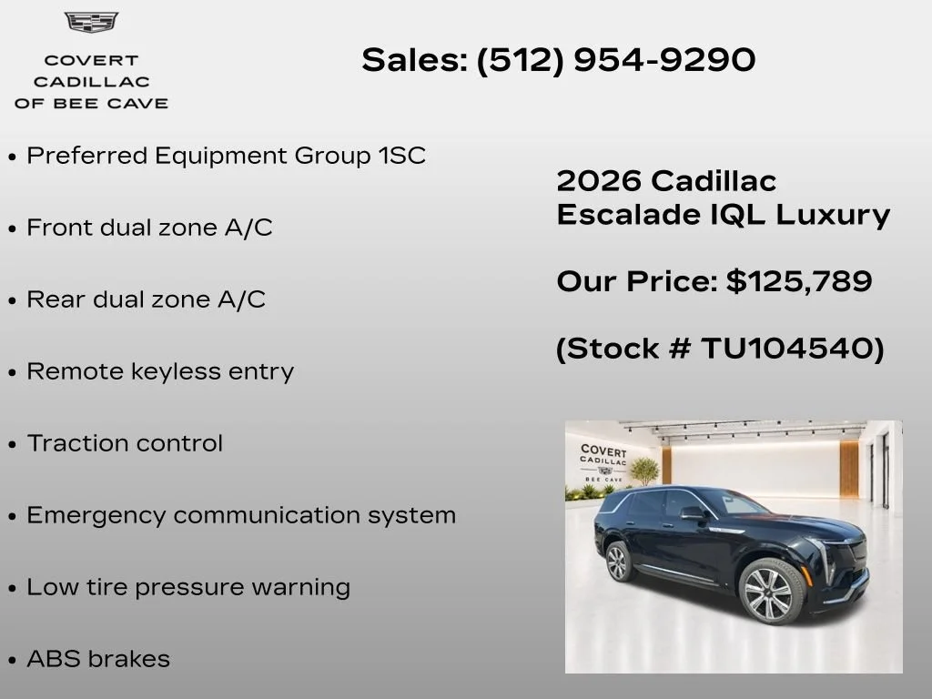 2026 Cadillac Escalade IQL Luxury - Photo 7