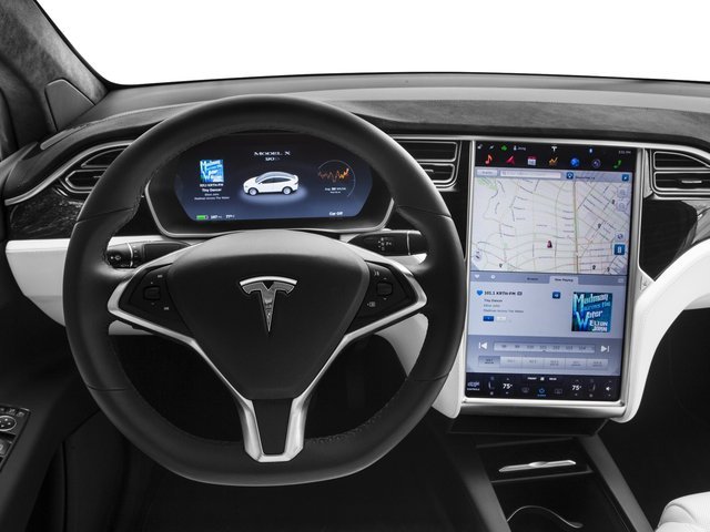 Used 2017 Deep Blue Metallic Tesla 90D image 10