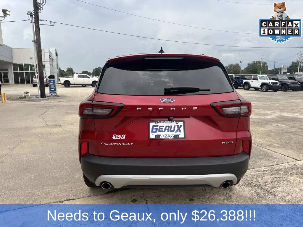 Used 2025 Red Ford Platinum image 9