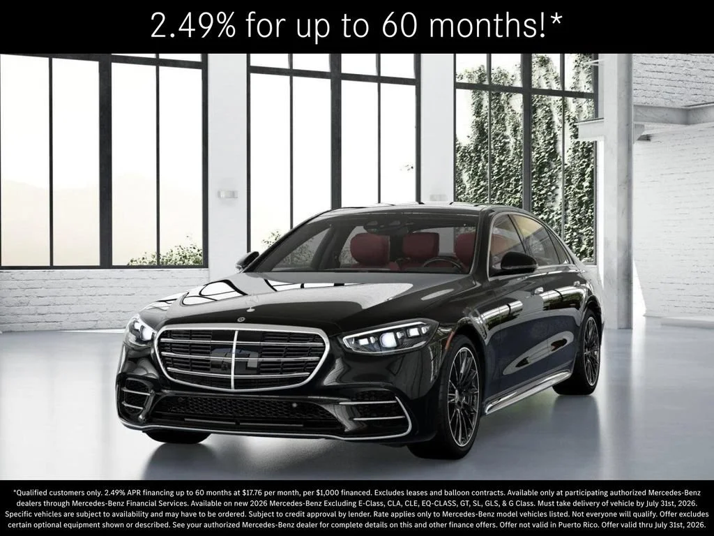 New 2026 Obsidian Black Metallic Mercedes-Benz S 580 image 83