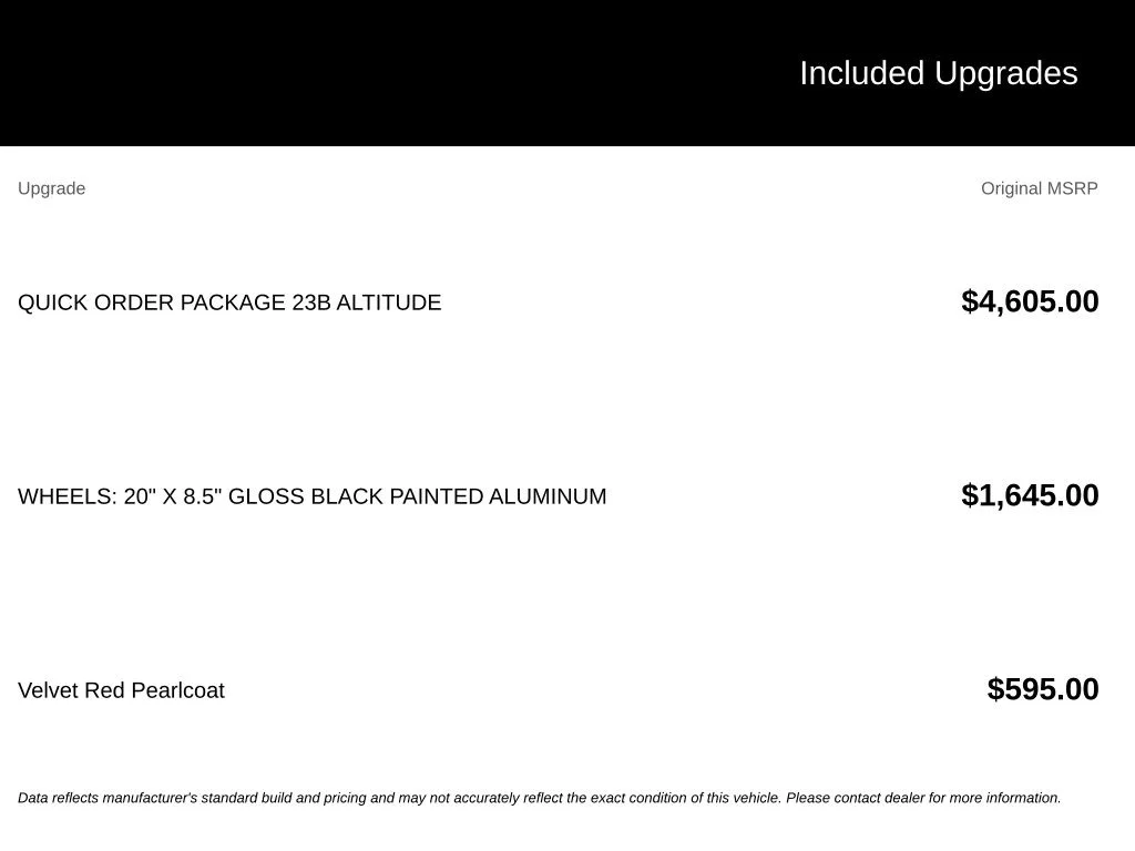 Certified Used 2023 Red Jeep Altitude X image 6