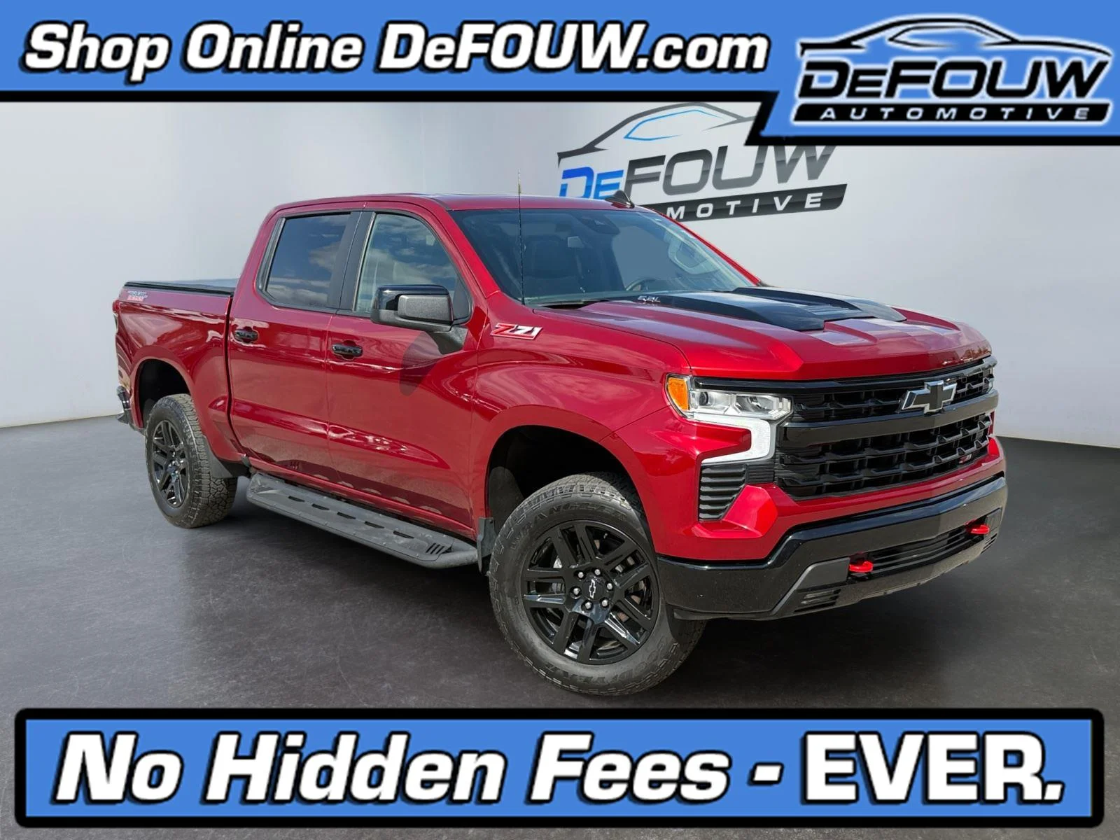 Used 2025 Radiant Red Tintcoat Chevrolet LT Trail Boss image 1