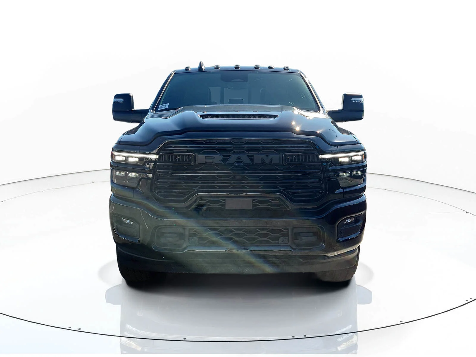 New 2026 Diamond Black Crystal Pearlcoat RAM Laramie image 2