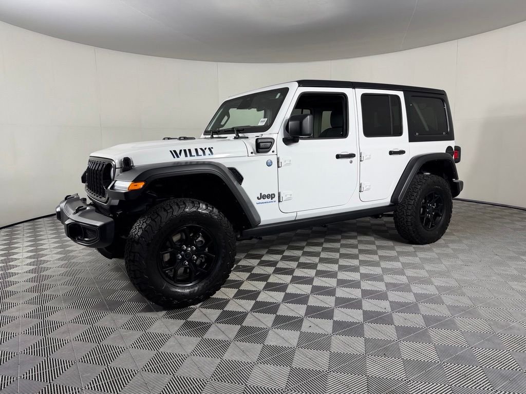 Certified Used 2025 White Jeep Willys 4xe image 10