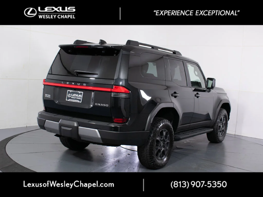 Certified Used 2025 Black Lexus 550 Overtrail image 4