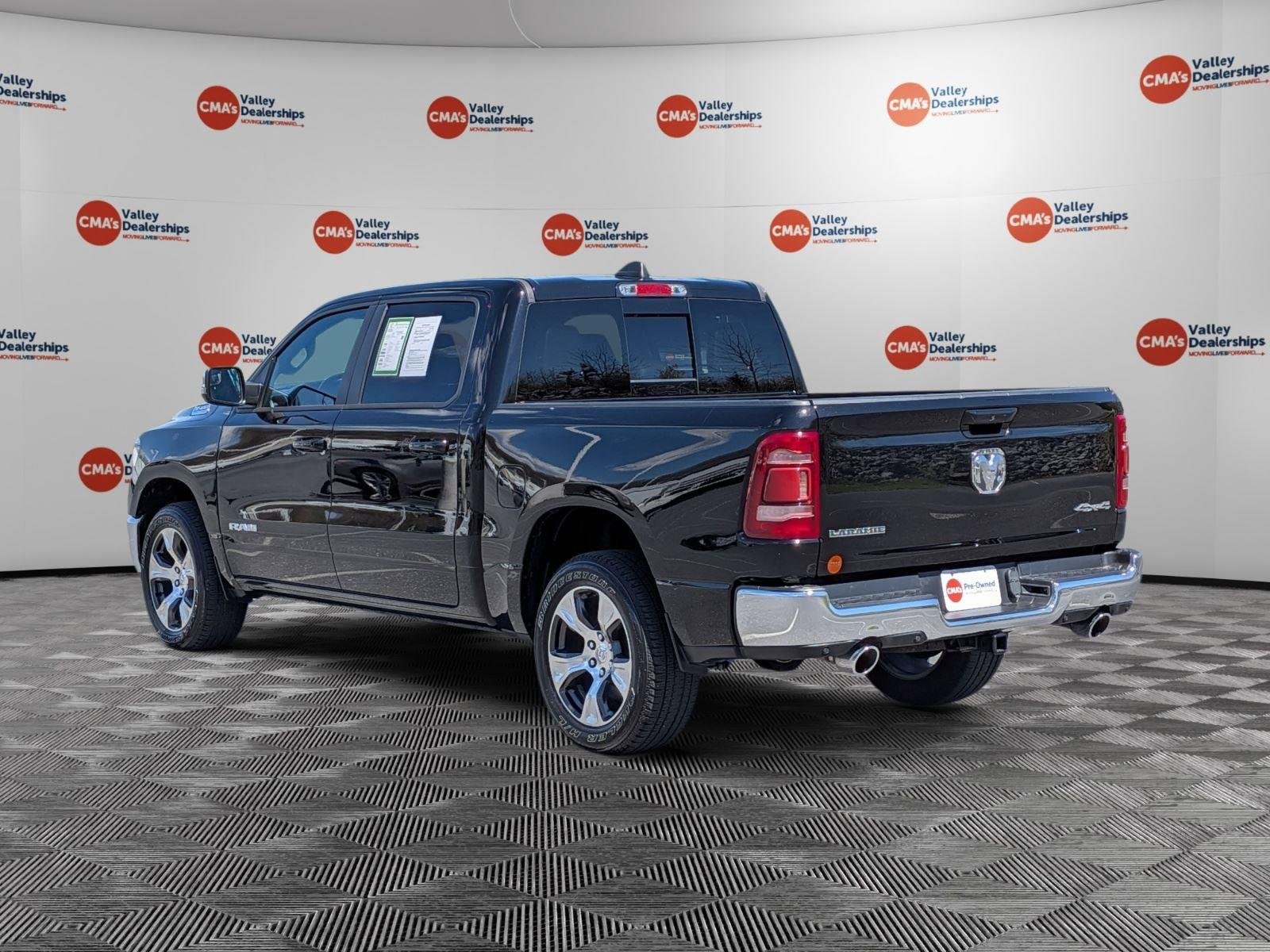 Certified Used 2023 Diamond Black Crystal Pearlcoat Ram Laramie image 7