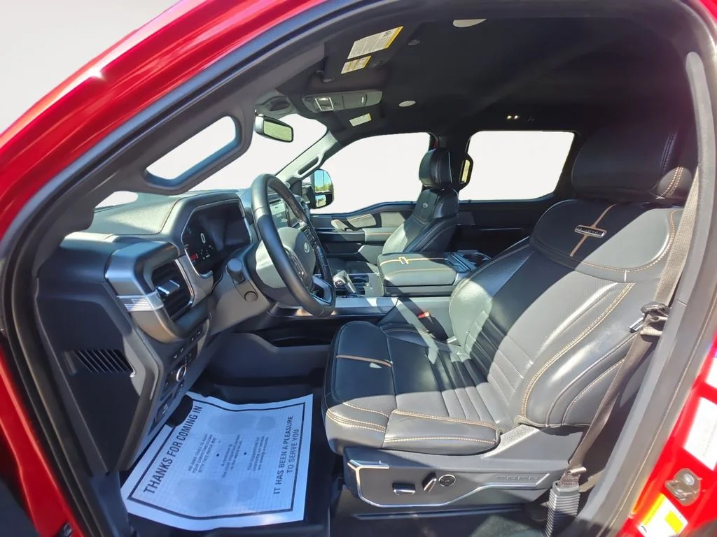 Used 2022 Red Ford Platinum image 9