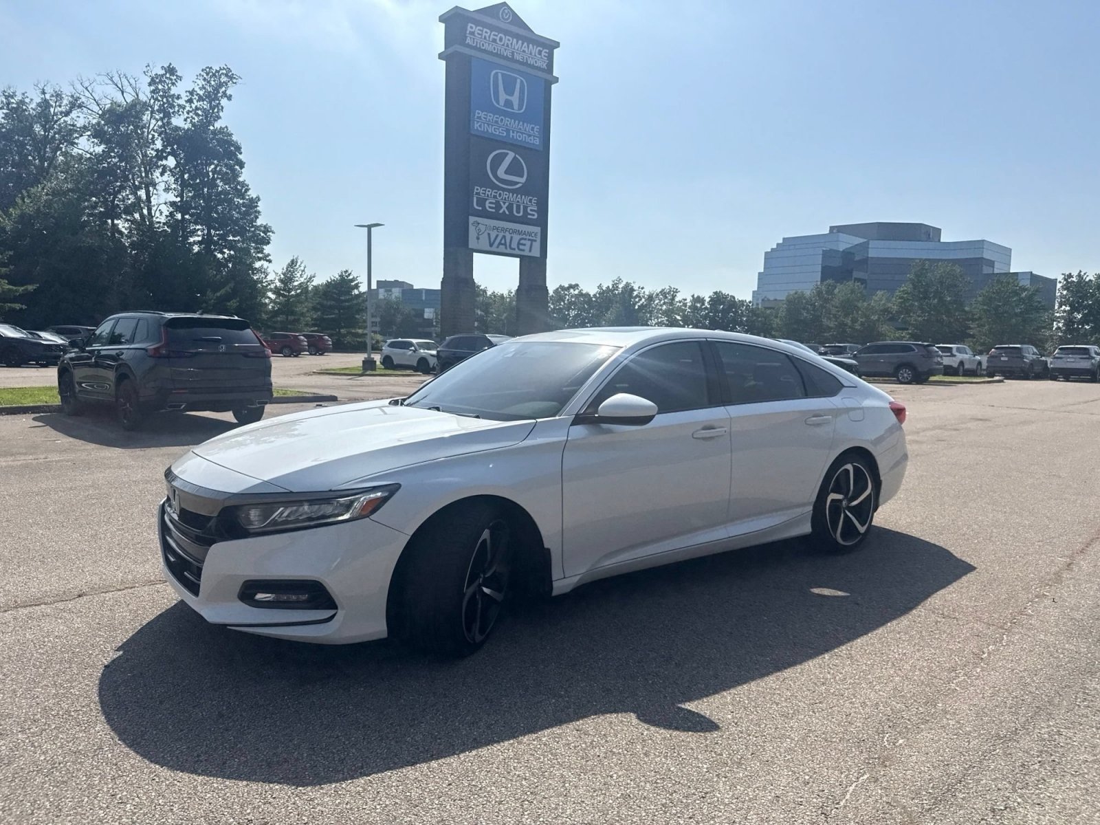 Used 2019 Platinum White Pearl Honda Sport 2.0T image 9