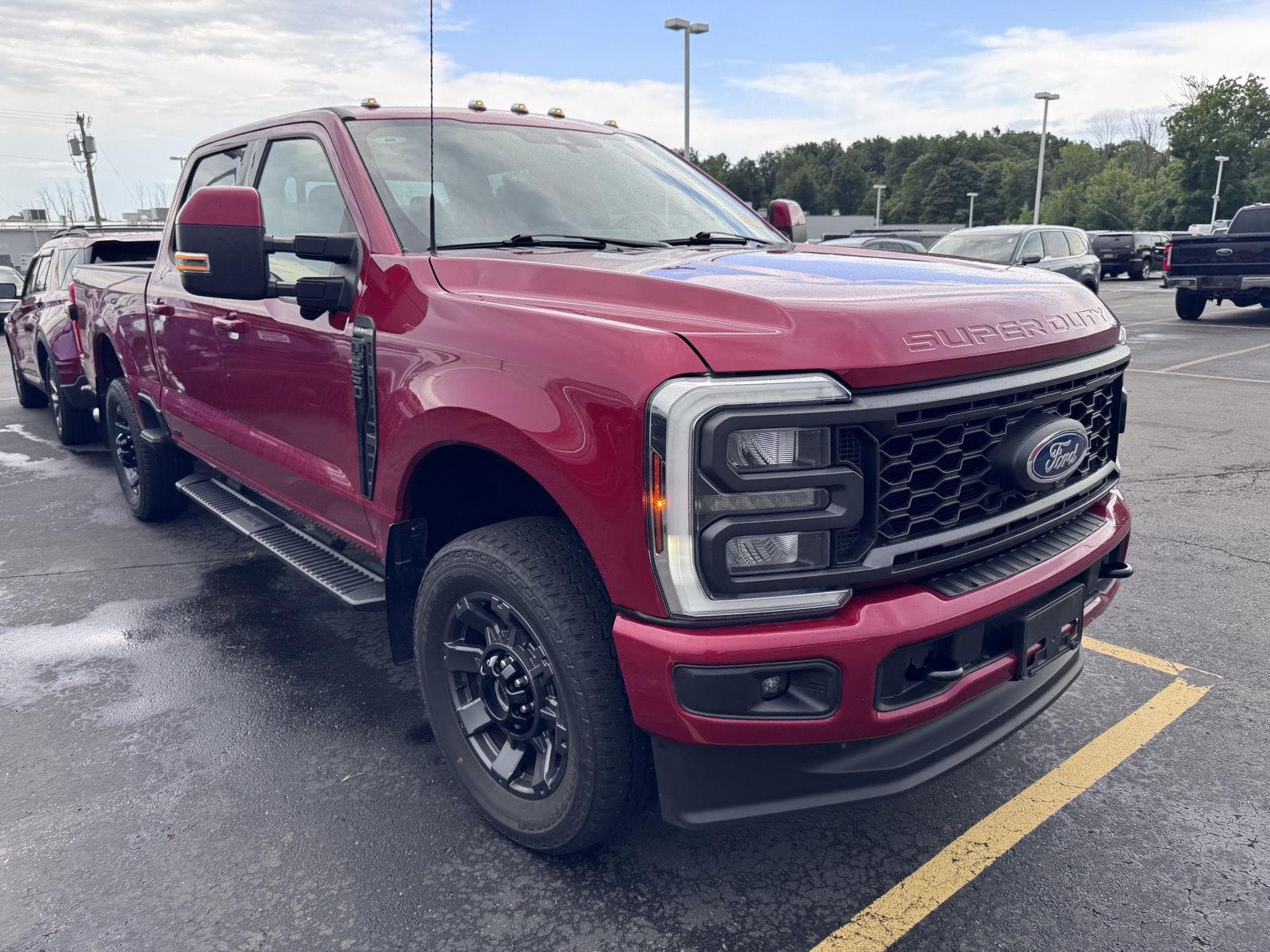 Used 2023 Rapid Red Metallic Tinted Clearcoat Ford LARIAT image 3