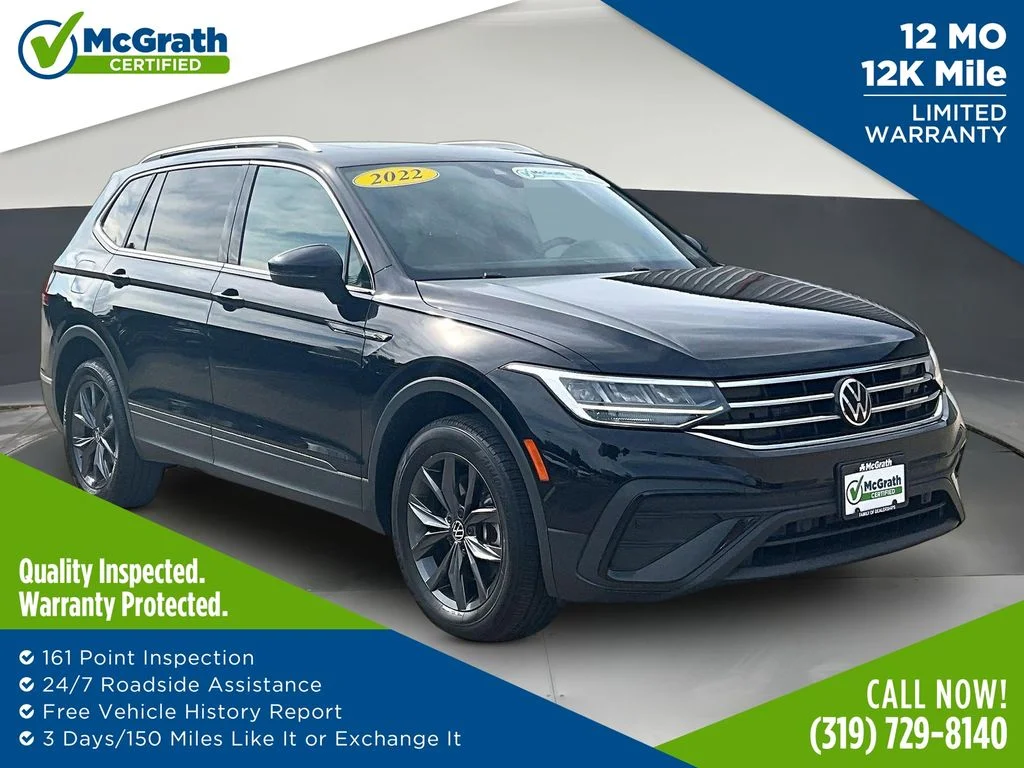 Used 2022 Black Volkswagen 2.0T SE image 1
