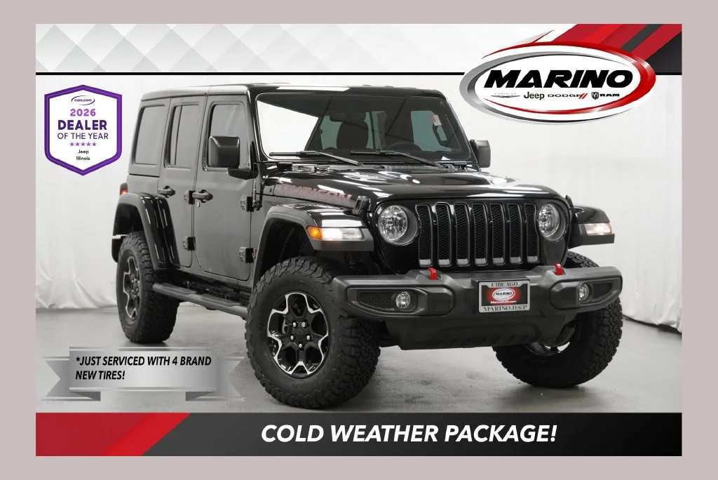 Certified Used 2023 Black Jeep Rubicon image 1