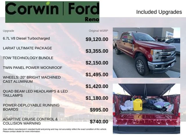 Used 2019 Ruby Red Metallic Ford Lariat image 3