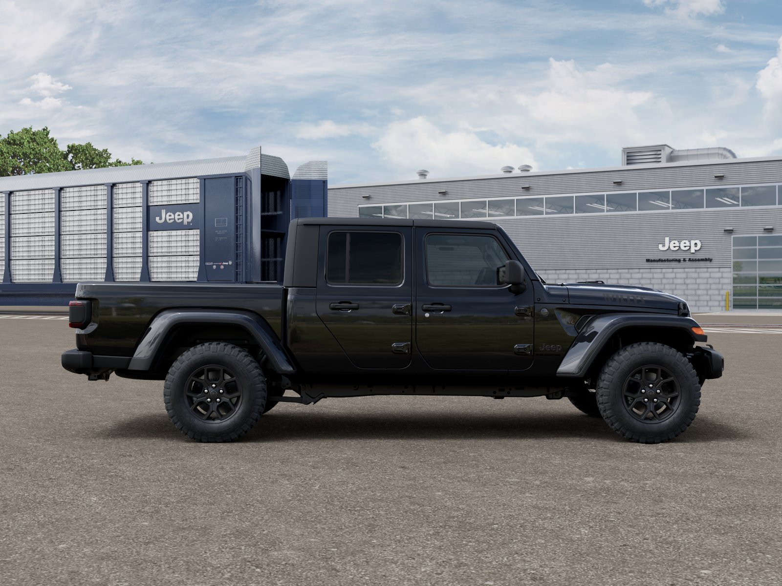 New 2026 Black Clear-Coat Exterior Paint Jeep Willys image 12