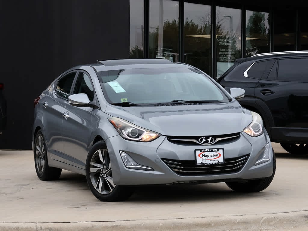 Used 2016 Hyundai Elantra Limited with VIN KMHDH4AE6GU510881 for sale in Naperville, IL