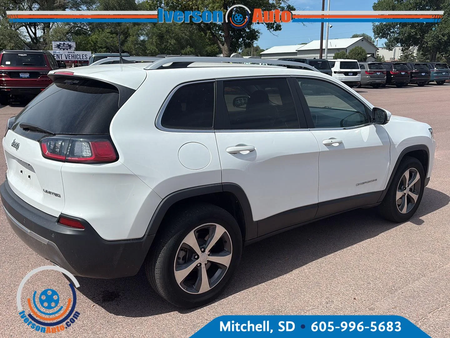 Used 2020 Bright White Clearcoat Jeep Limited image 5