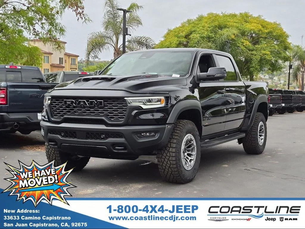 New 2026 Diamond Black Crystal Pearl-Coat Exterior Paint RAM RHO image 1