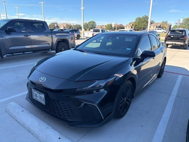 Used 2025 Black Toyota SE image 2
