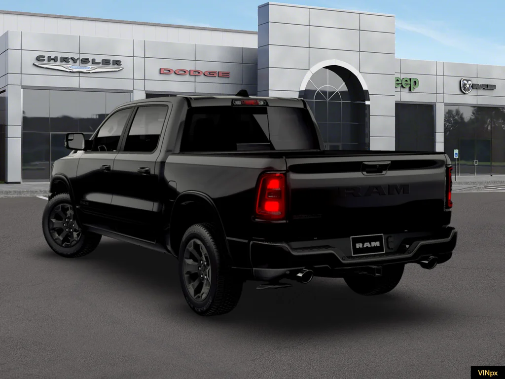 New 2026 Diamond Black Crystal Pearl-Coat Exterior Paint RAM Big Horn/Lone Star image 5