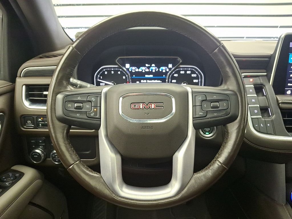 Used 2021 Midnight Blue Metallic GMC SLT image 21
