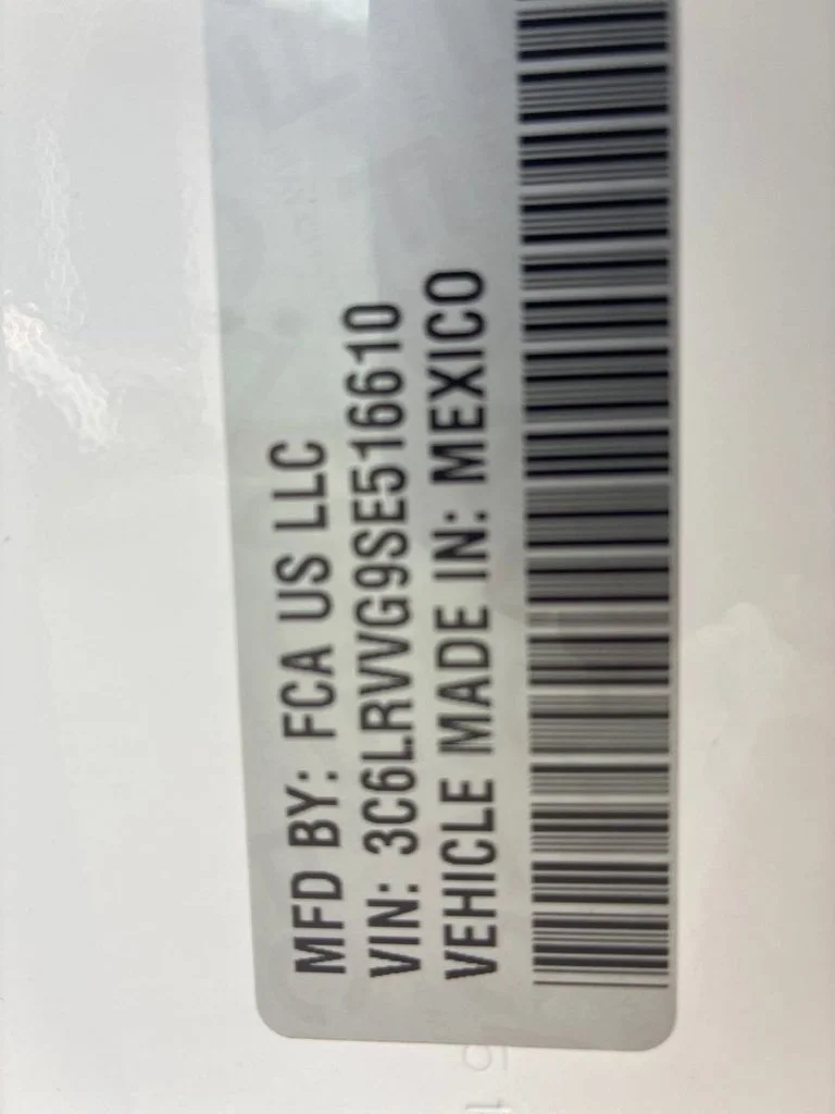 Used 2025 Bright White Clearcoat Ram Base image 13