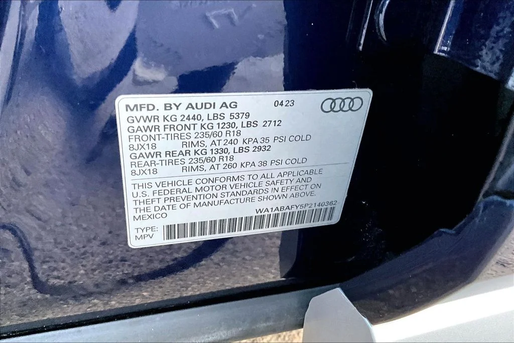 Used 2023 Blue Audi 40 Premium image 19
