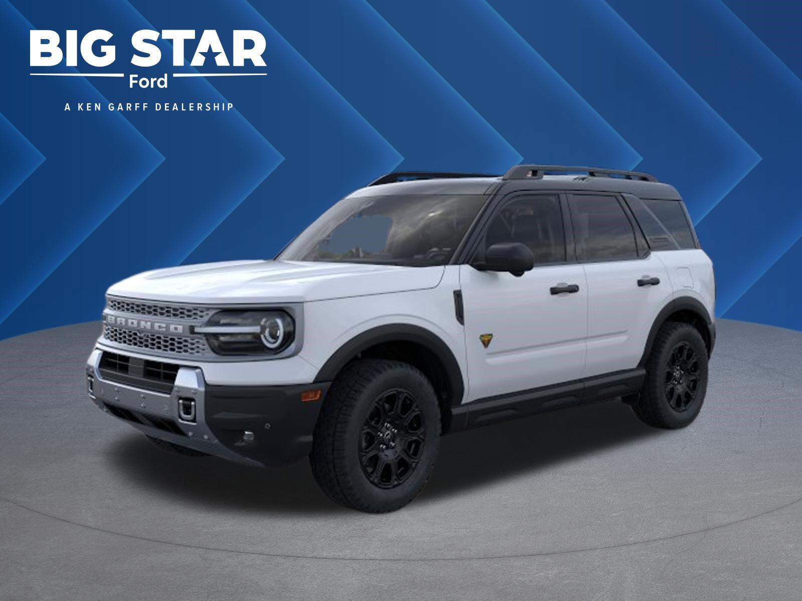 New 2026 Space White Metallic Ford Badlands image 1